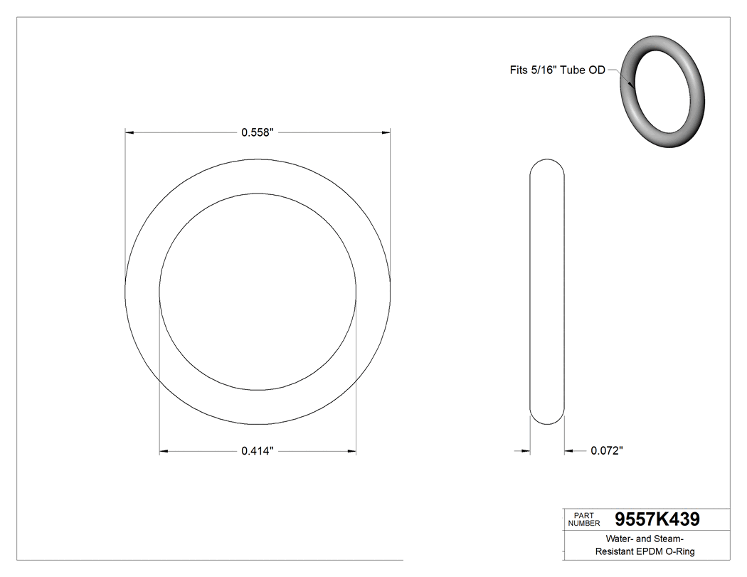 Technical drawing - 9557K439